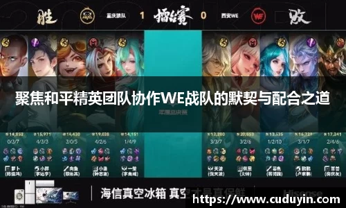 聚焦和平精英团队协作WE战队的默契与配合之道